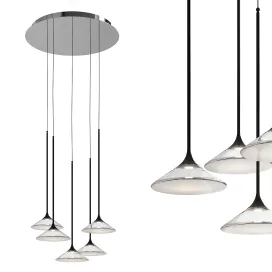Hubborsa multipoint pendant light by artemide